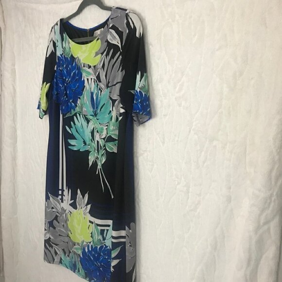 Eliza J Beautiful Floral Print Dress Size 12 - Picture 4 of 7